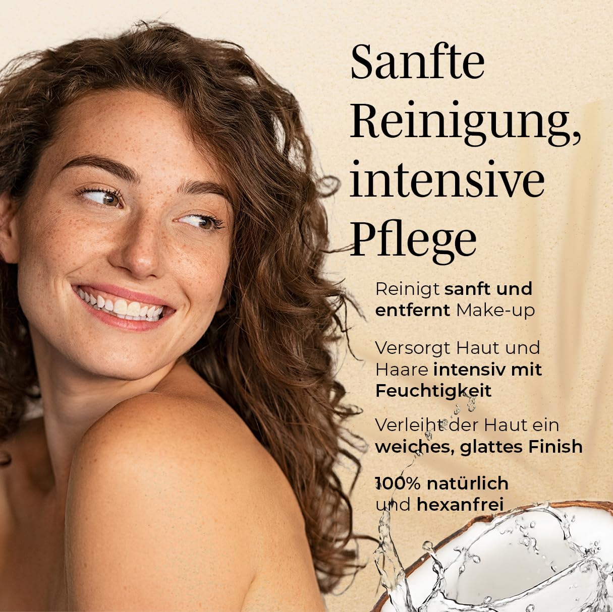 Detalle de GoNaturals fraktioniertes Kokosöl (250 ml) – 100% reines natürliches Coconut Oil für Haare, Haut & Nägel