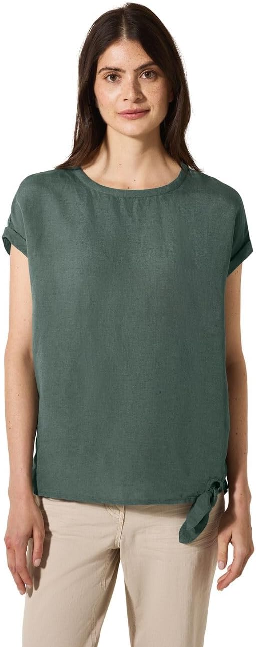 Thumbnail 6 de Cecil Leinenmix Bluse mit Knoten