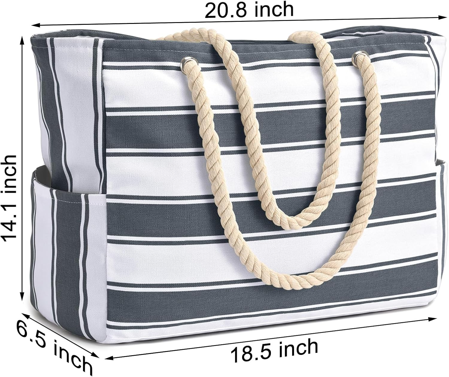 Detalle de oscaurt Beach Bag Large 53 x 37 x 18 cm