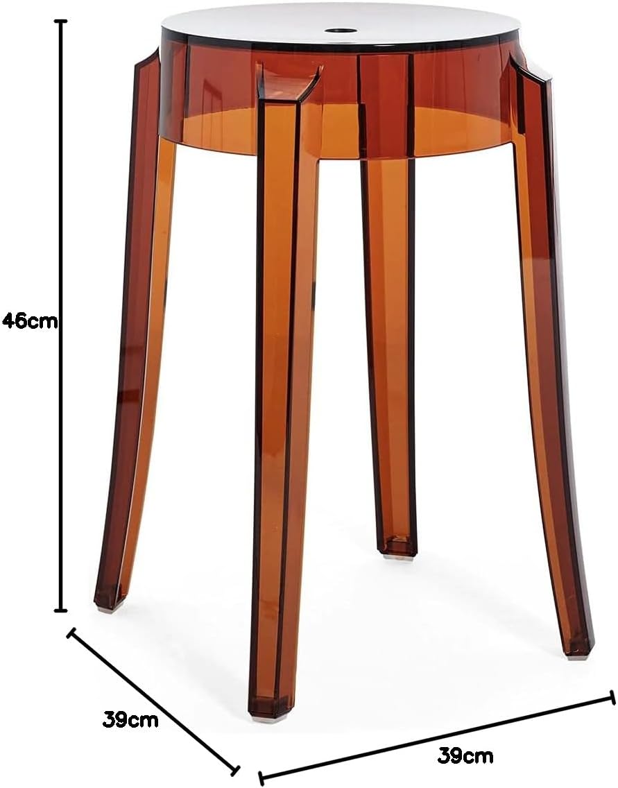 Detalle de Kartell Charles Ghost sgabello H 46 cm