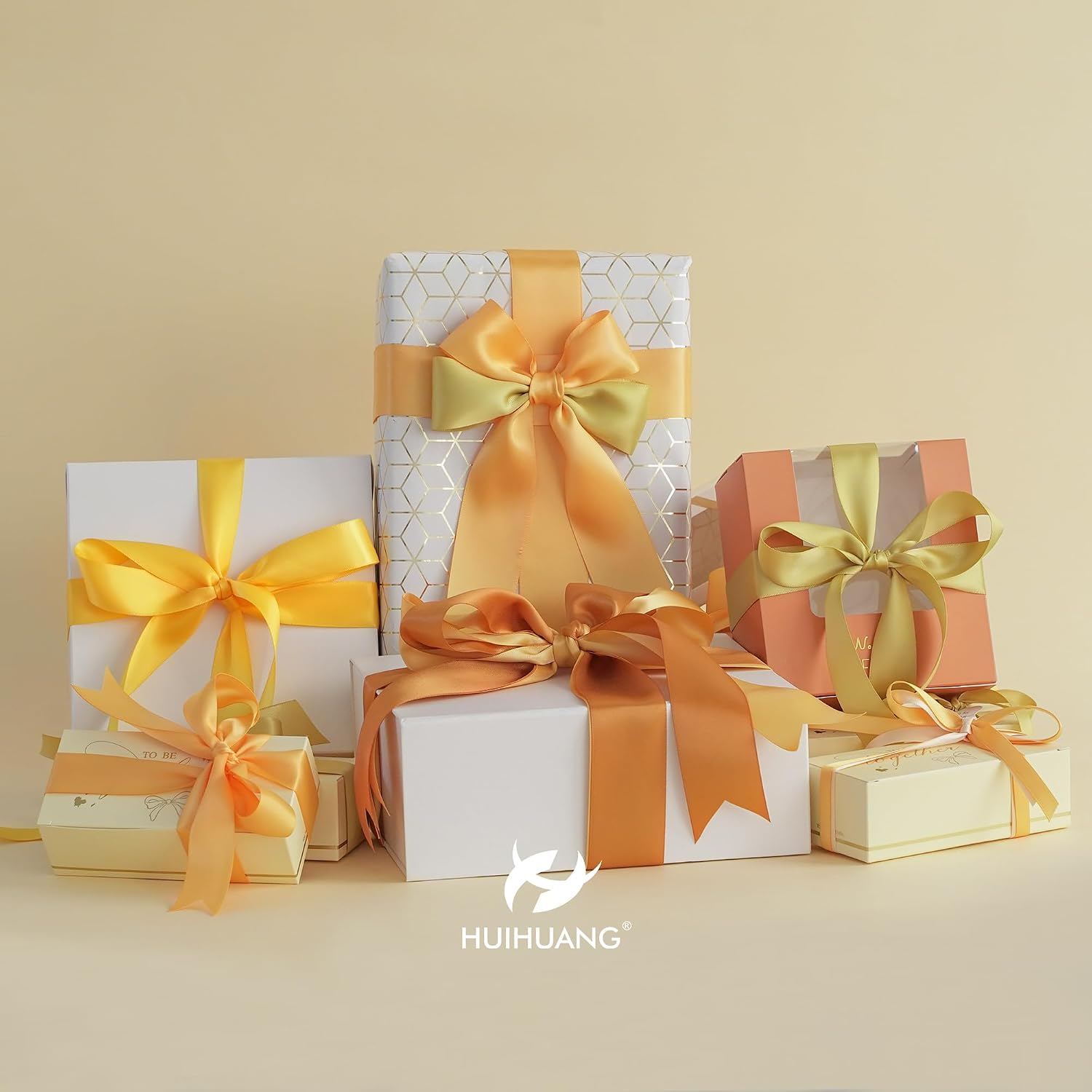 Thumbnail 2 de HUIHUANG Satin Ribbon 1-Inch