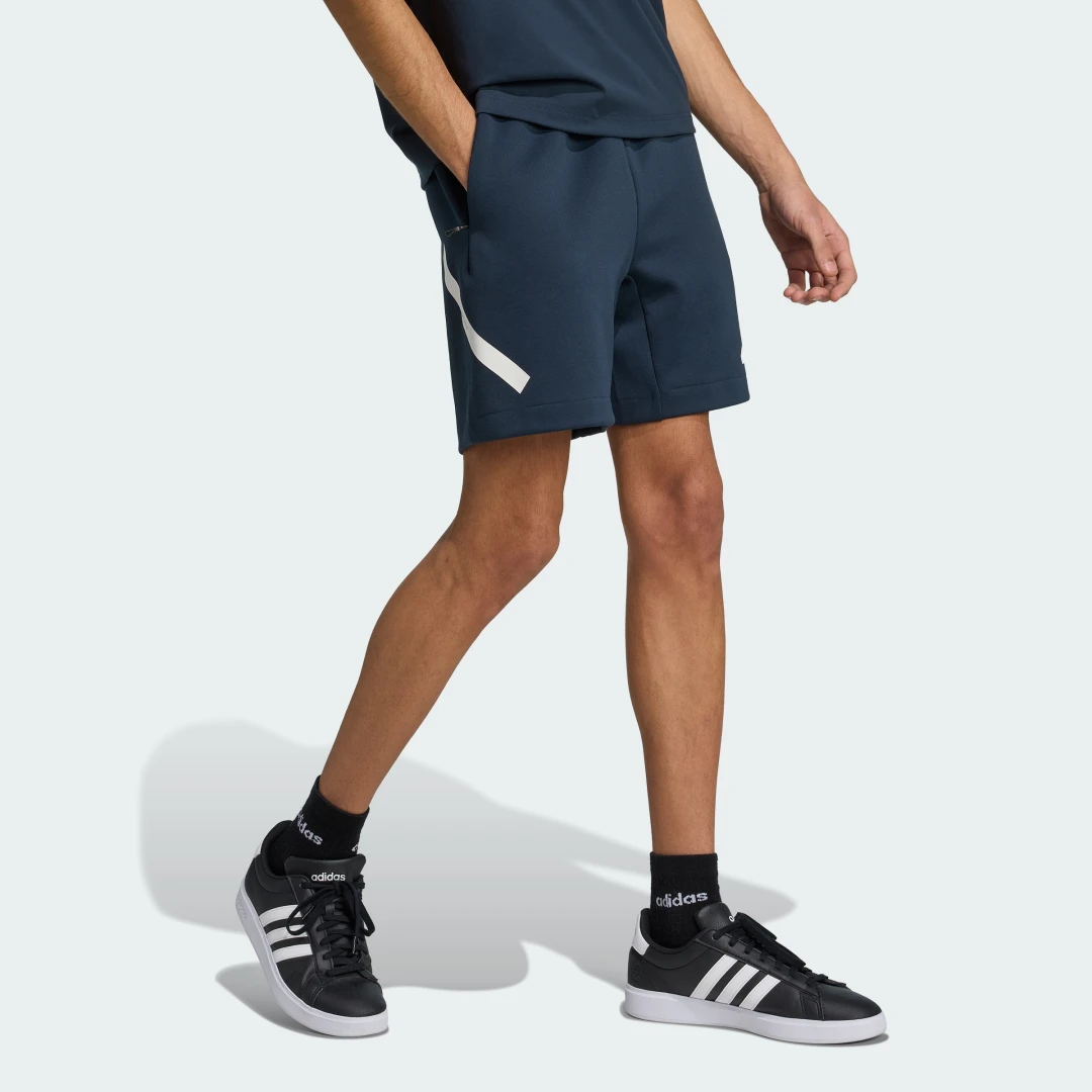 Thumbnail 2 de Pantalón corto Z.N.E. de Adidas — azul, para entrenamiento y estilo urbano