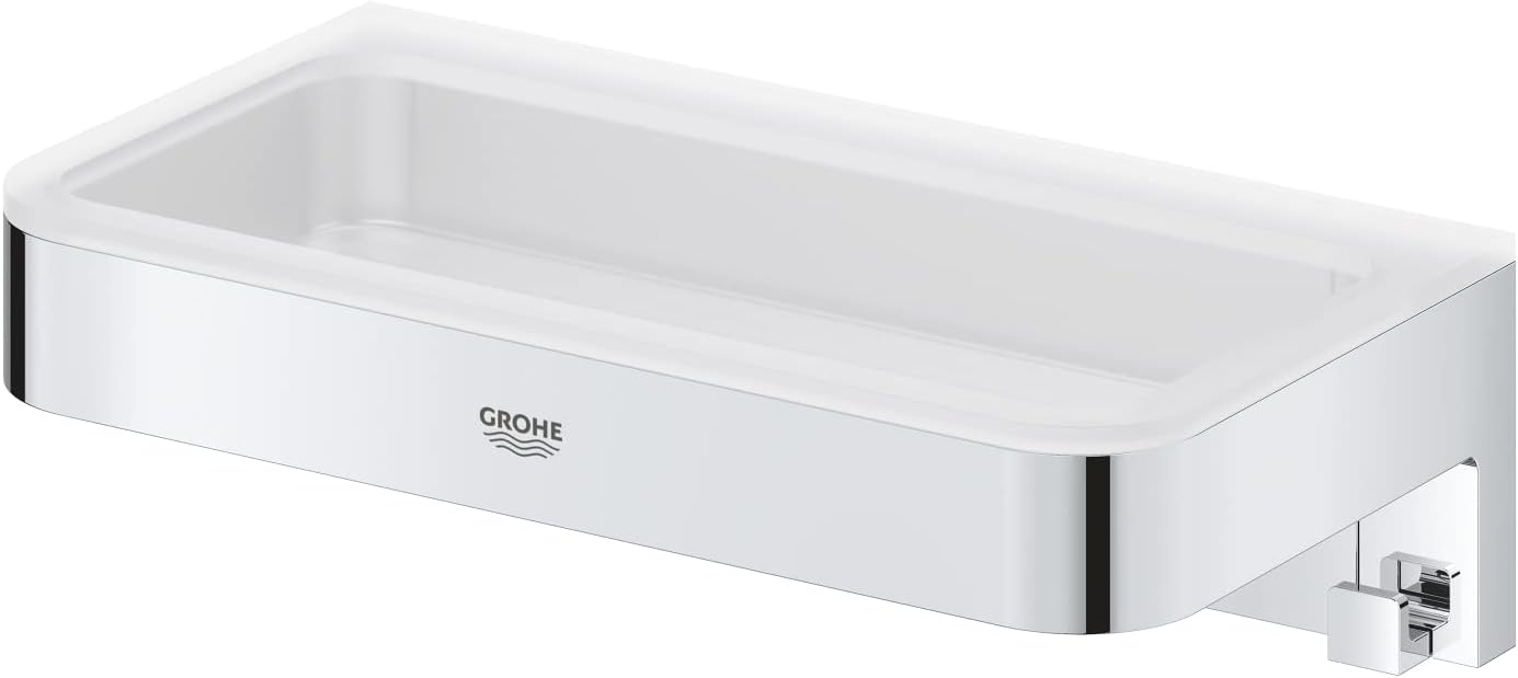 Thumbnail 1 de GROHE QUICKFIX Start Cube – Portaoggetti per doccia, installazione a vite o collante, finitura cromata