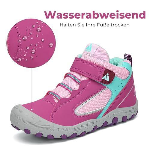 Detalle de Mishansha Kinder Wanderschuhe Violet, Größe 28 EU – Trekking- und Alltagsbegleiter