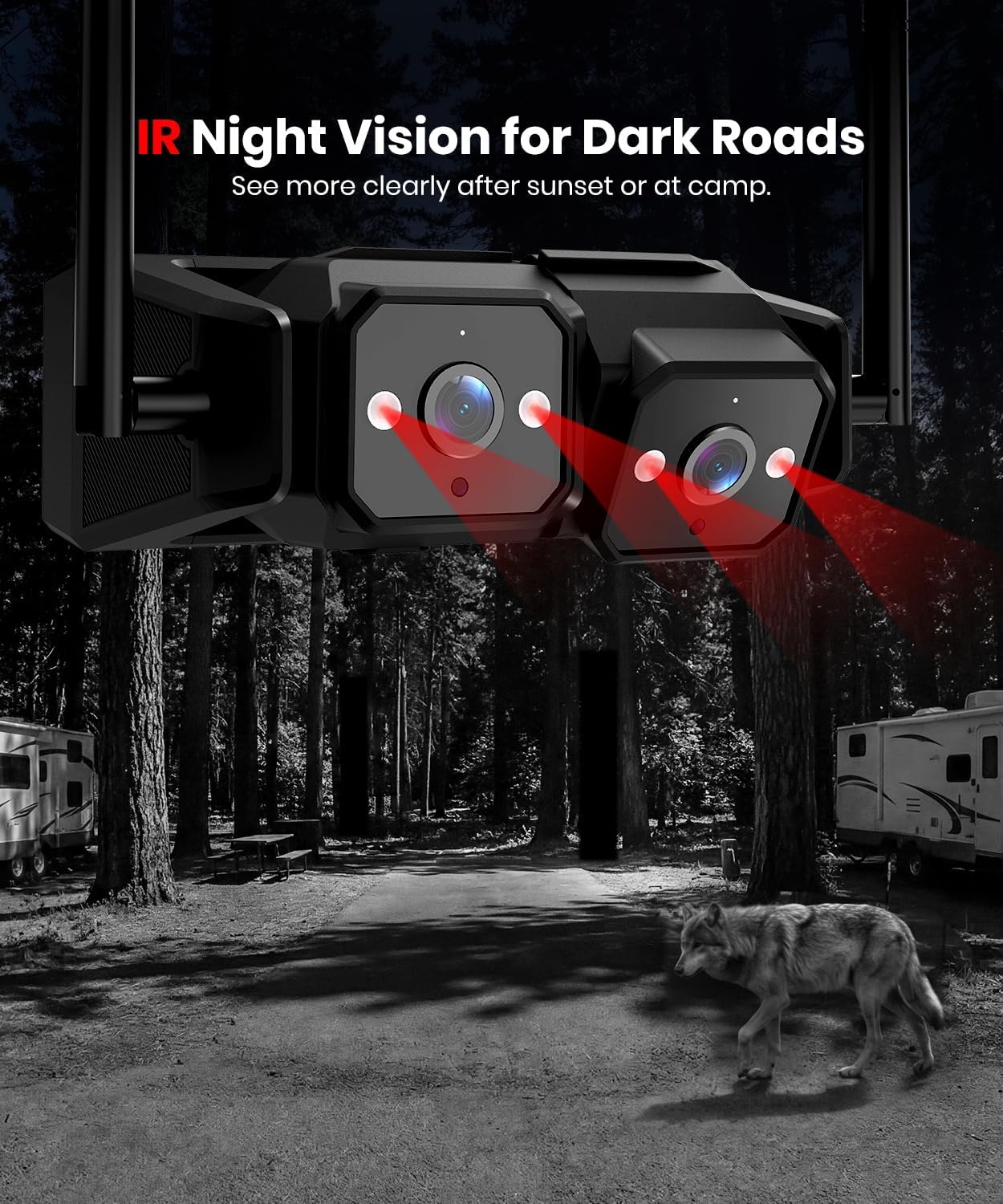 Thumbnail 5 de AUTO-VOX Wireless RV Backup Camera System: Dual Lens with 7.2" HD Monitor