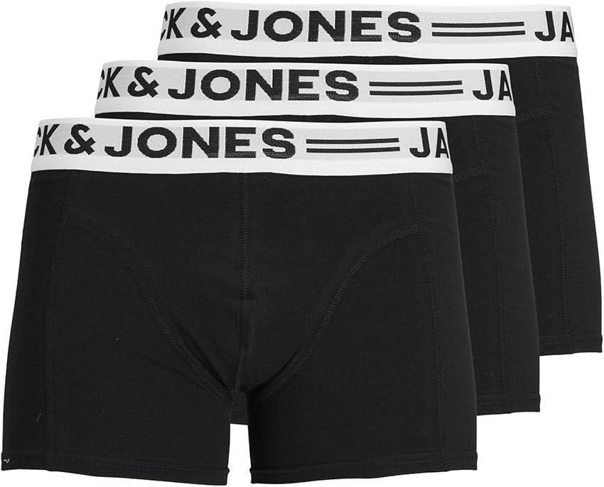 Detalle de JACK & JONES Sense Trunks 3-pack XXL bóxer para hombre 🩲