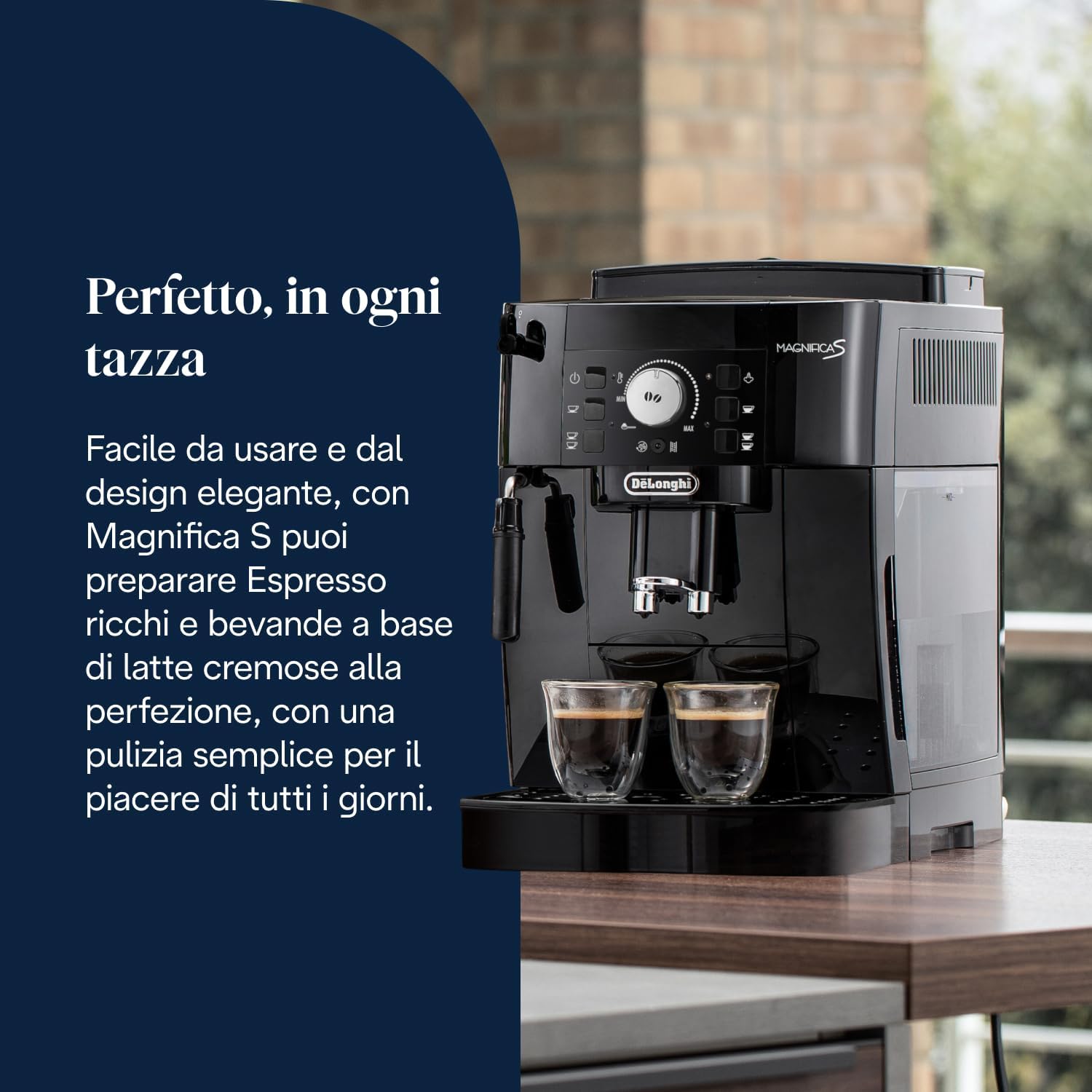 Thumbnail 1 de De’Longhi Magnifica S ECAM11.112.B macchina da caffè automatica con espresso e cappuccino