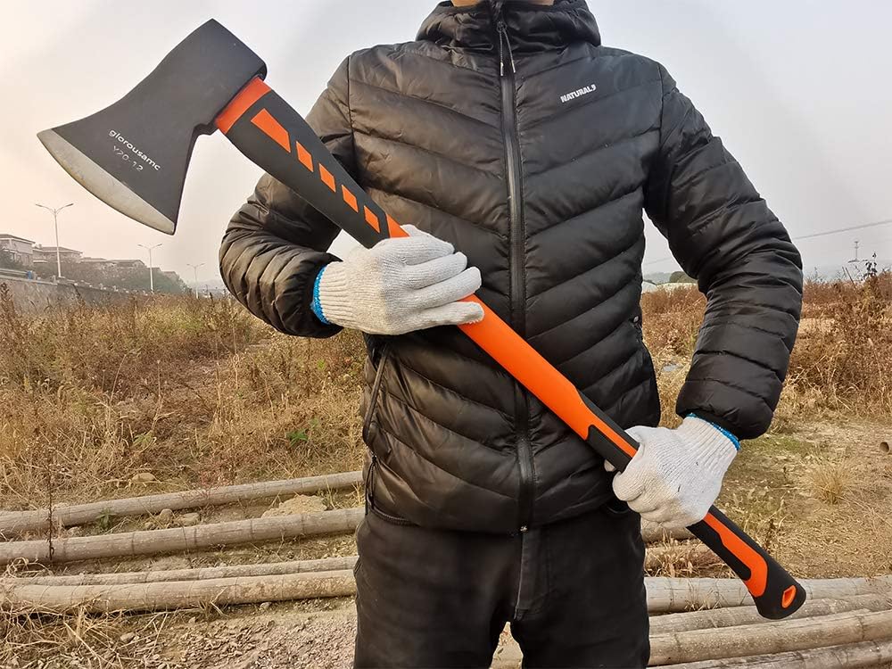 Detalle de glorousamc Yca021 Chopping Axe with 36-in Fibreglass Handle