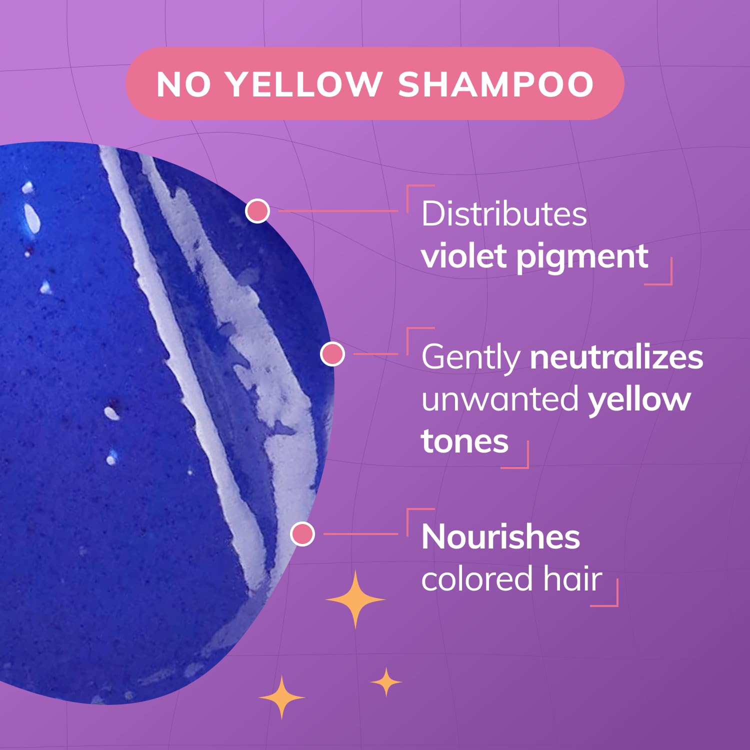 Thumbnail 2 de Fanola No Yellow Purple Shampoo (11.83 fl oz) for Blonde, Bleached, Grey & Violet Toning
