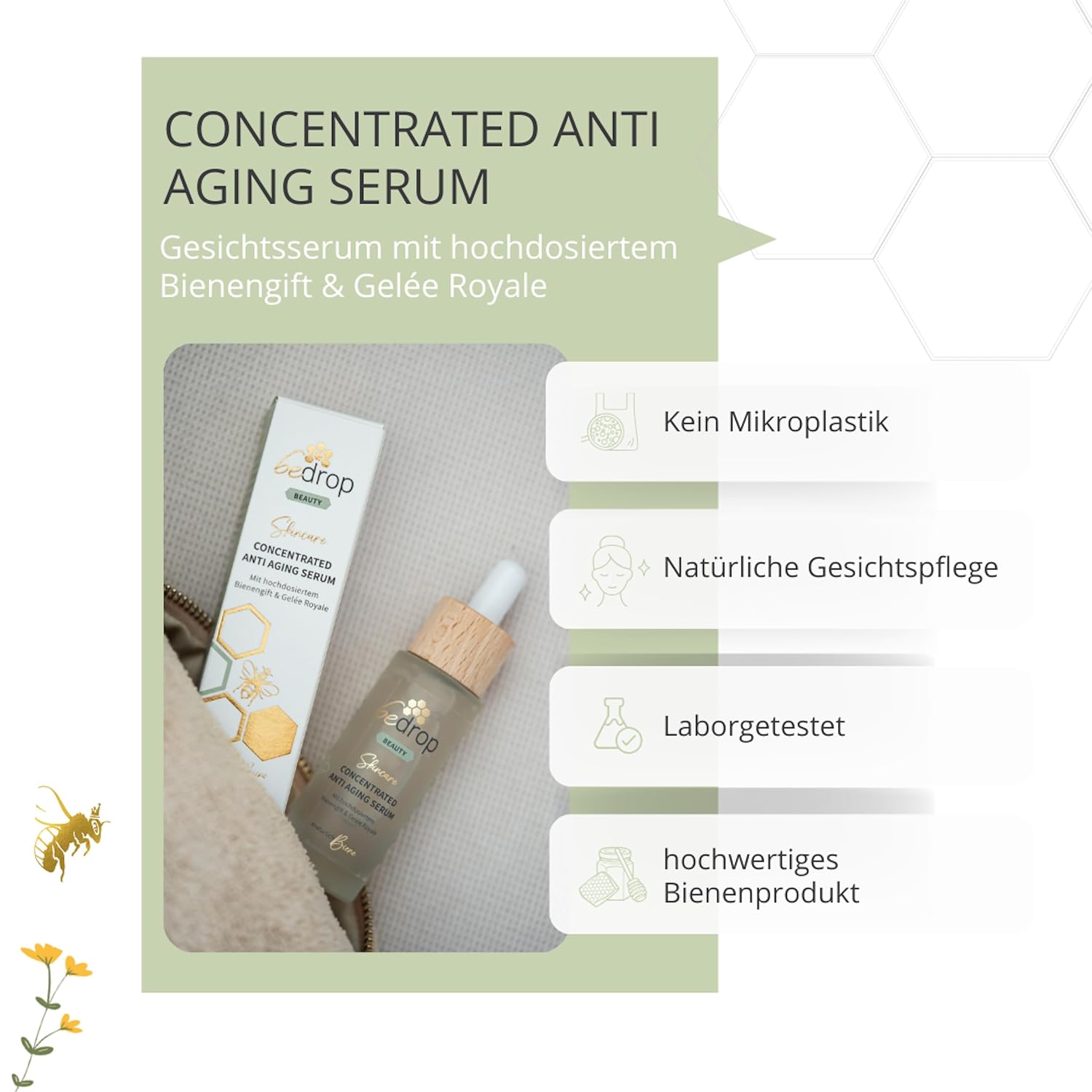 Detalle de bedrop Concentrated Anti Aging Serum – Anti‑Aging 30 ml