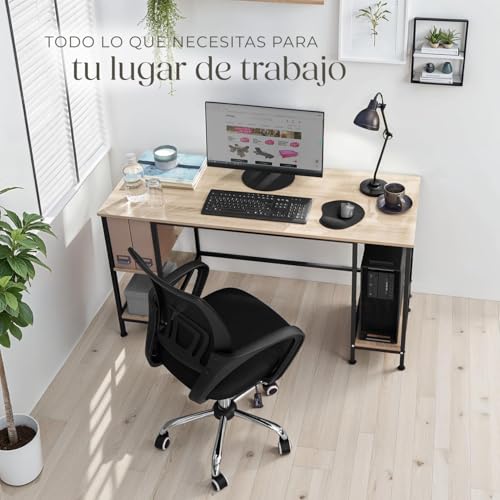 Thumbnail 7 de tectake® Mesa Comedor Industrial de Madera Clara