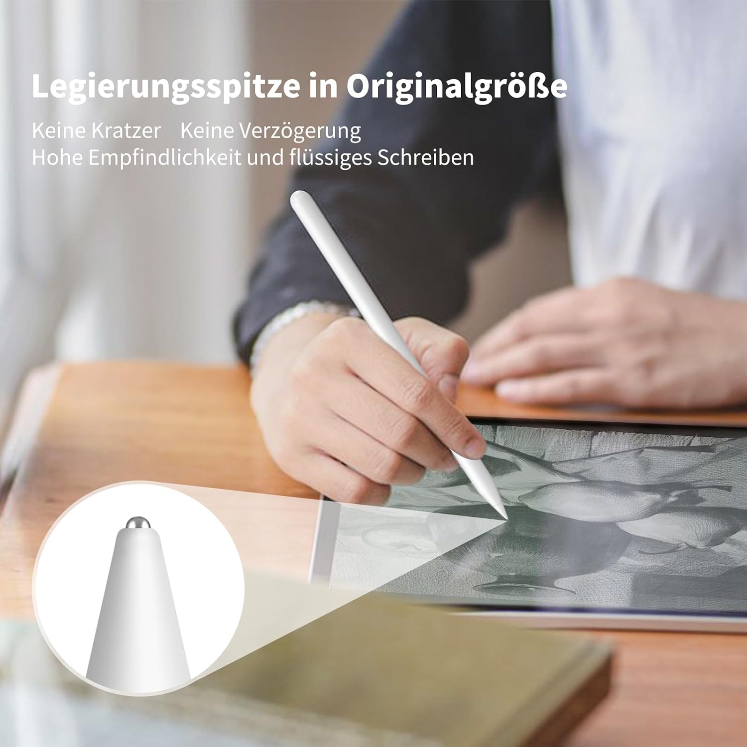 Thumbnail 3 de MEKO Ersatzspitzen 4er-Pack 0,72 mm für Apple Pencil