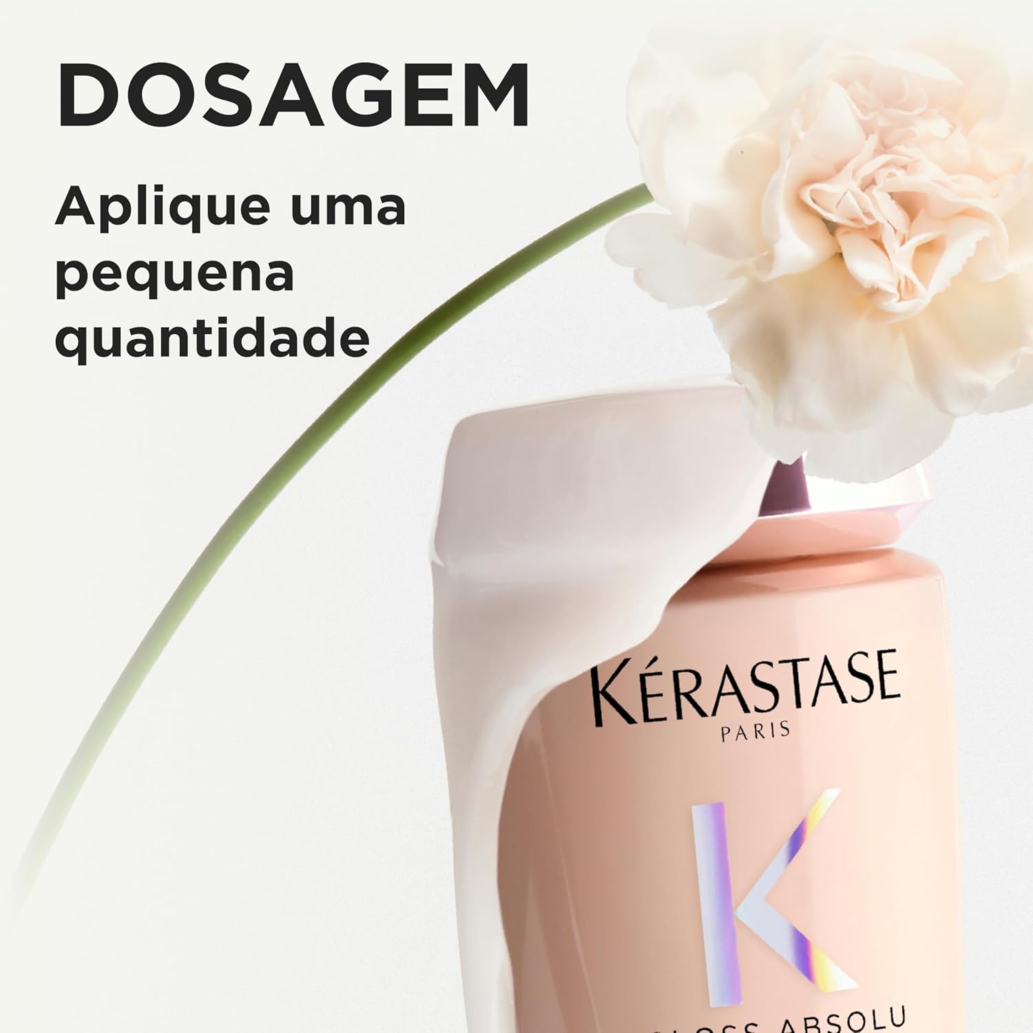 Thumbnail 6 de Kérastase Gloss Absolu Bain Crème Hydra-Glaze Shampoo: Hydration, Shine and Curl Definition