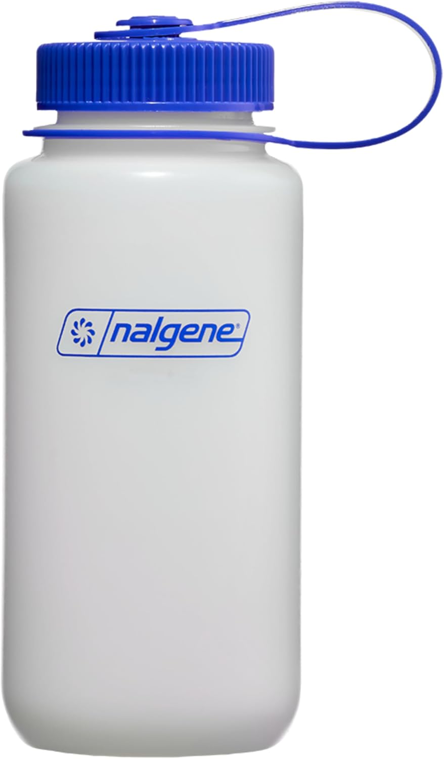 Detalle de Nalgene 661195790161 HDPE-flaska med Loop-top, vit, 0,5 liter