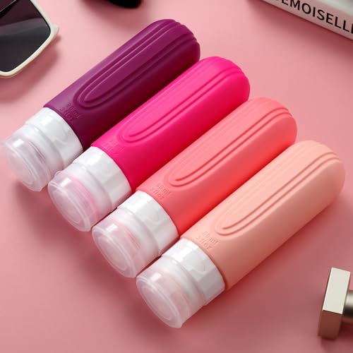 Thumbnail 5 de Mrsdry Travel Bottle for Toiletries — 90ml, Leak-Proof Silicone (4 Pack) with TSA Approval