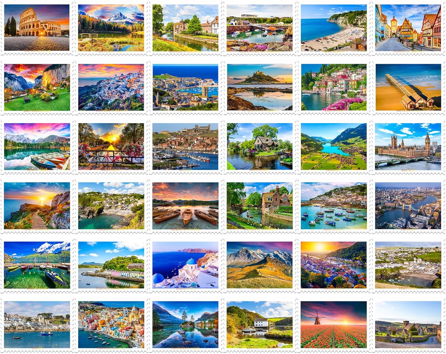 Thumbnail 1 de Portpatrick Harbour Jigsaw Puzzles for Adults – 1000 Piece Colourful Boats Puzzle