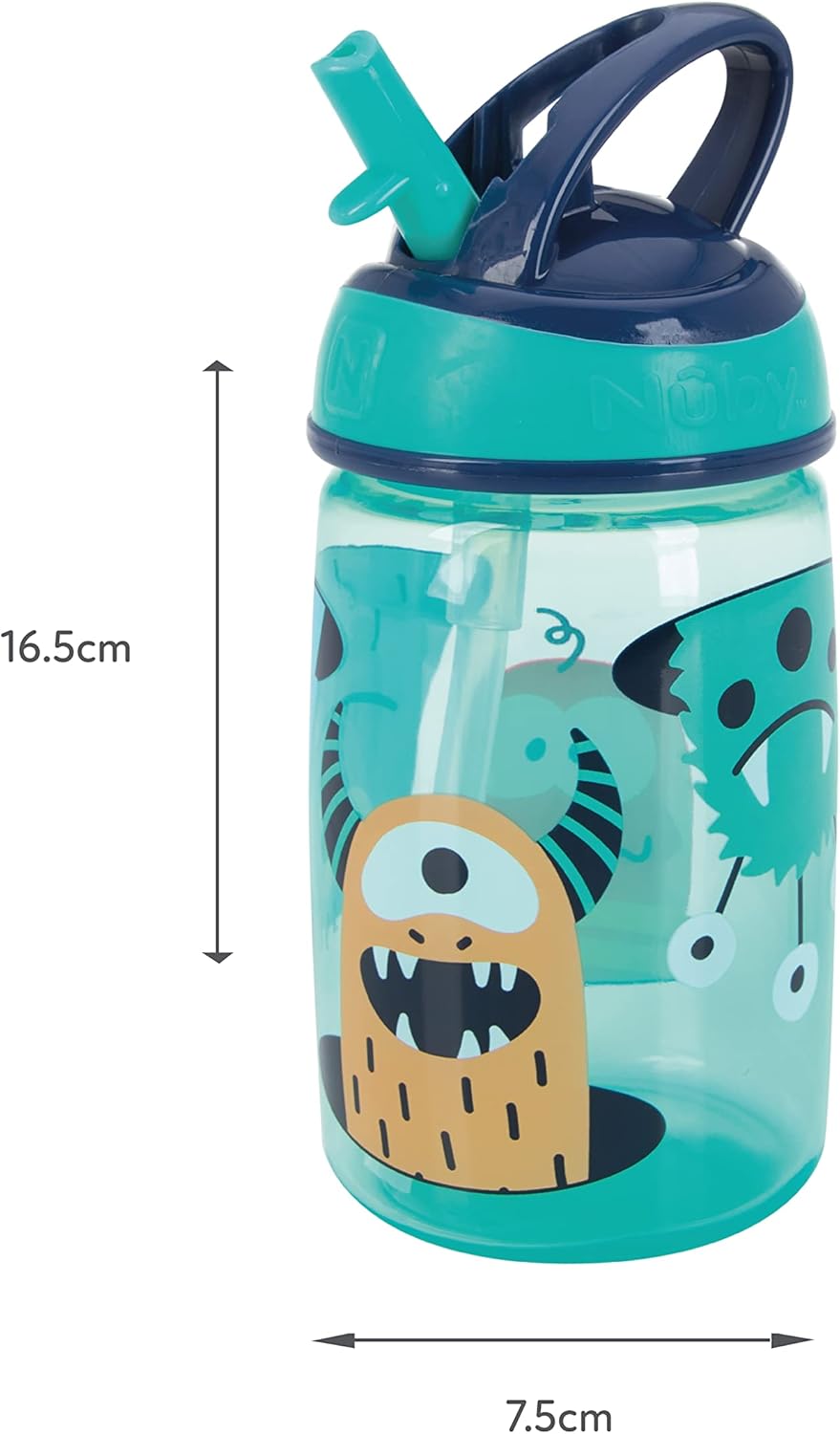Thumbnail 4 de Nuby Mighty Swig Water Bottle – No Spill Active Toddler Sippy Cup (360ml/12oz) – Pack of 2