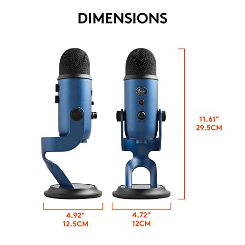 Thumbnail 10 de Logitech Creators Blue Yeti USB Microphone — Midnight Blue