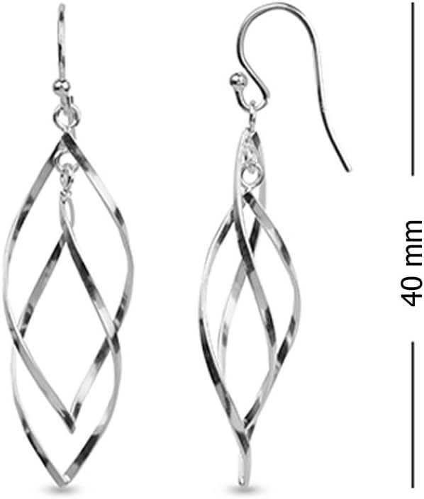 Thumbnail 4 de LeCalla Sterling Silberschmuck Tropfenohrring 40 mm