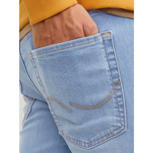 Detalle 2 de JACK & JONES JJI Glenn JJOriginal Slim Fit Jeans – Moonlight, 31W/30L