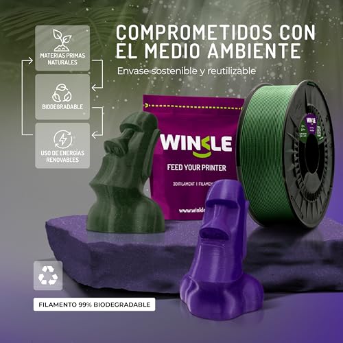 Thumbnail 5 de WINKLE Filamento PLA 1,75 mm, 1 kg para impresora 3D