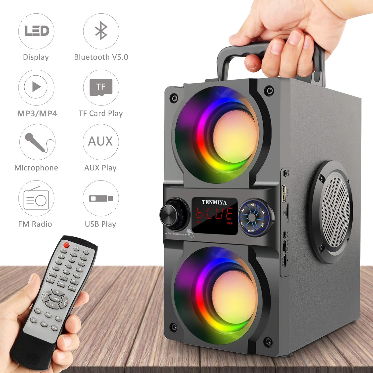 Detalle 2 de A30 40W Portable Bluetooth Speaker