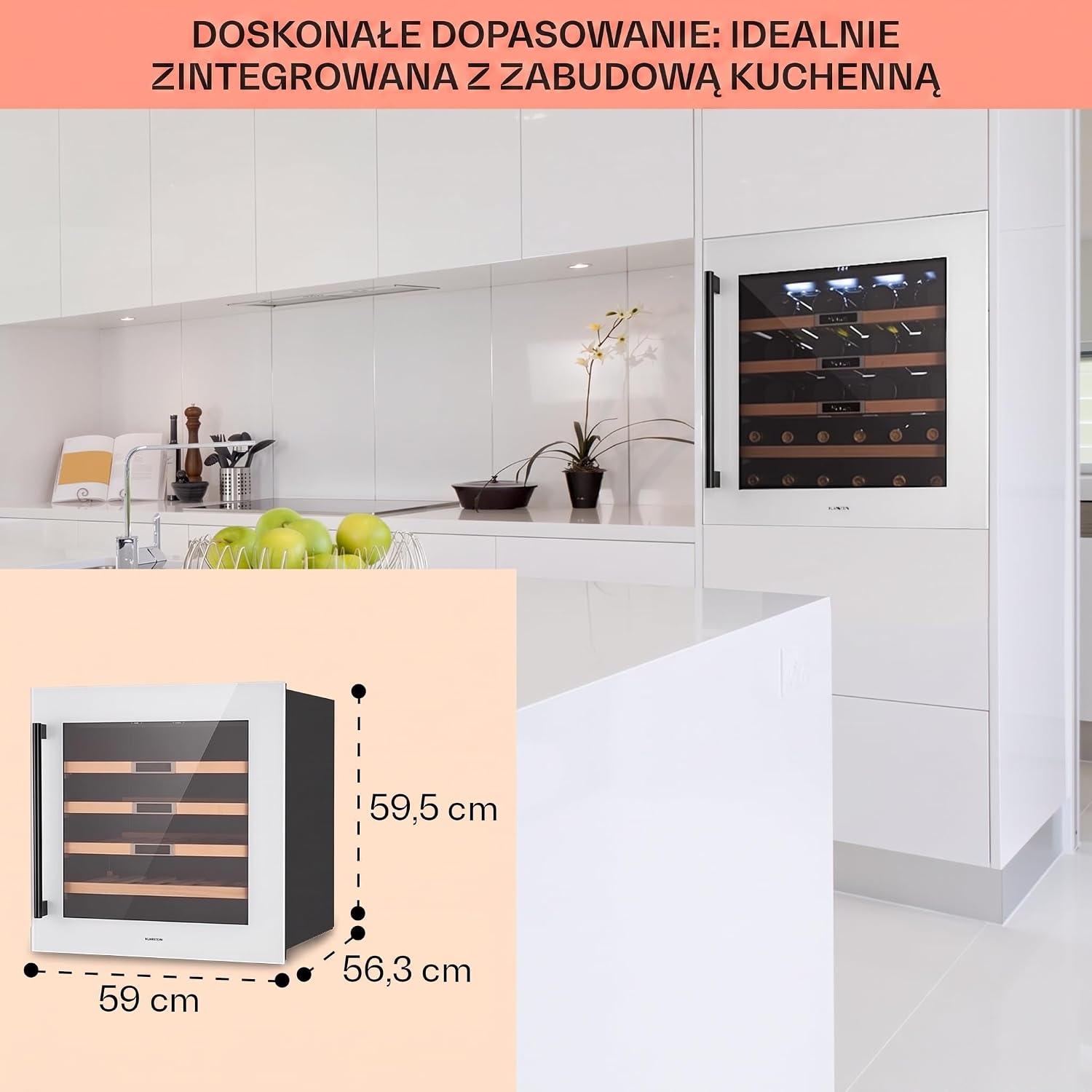Thumbnail 5 de Klarstein Vinsider 36 Built-In Uno Wine Cooler, 92L, 5–20°C