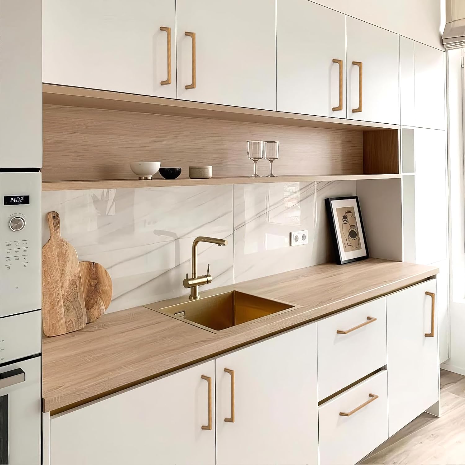 Detalle 1 de Talentedeco Cabinet Pulls, 5-Inch Hole Spacing