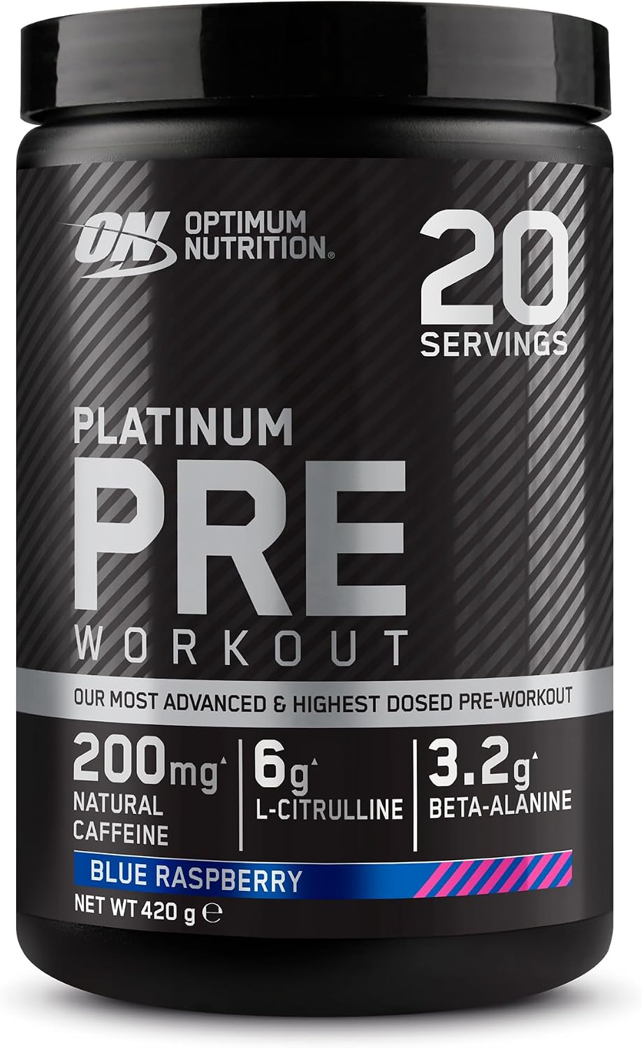 Detalle de Optimum Nutrition ON Platinum PUMP Senza Caffeina