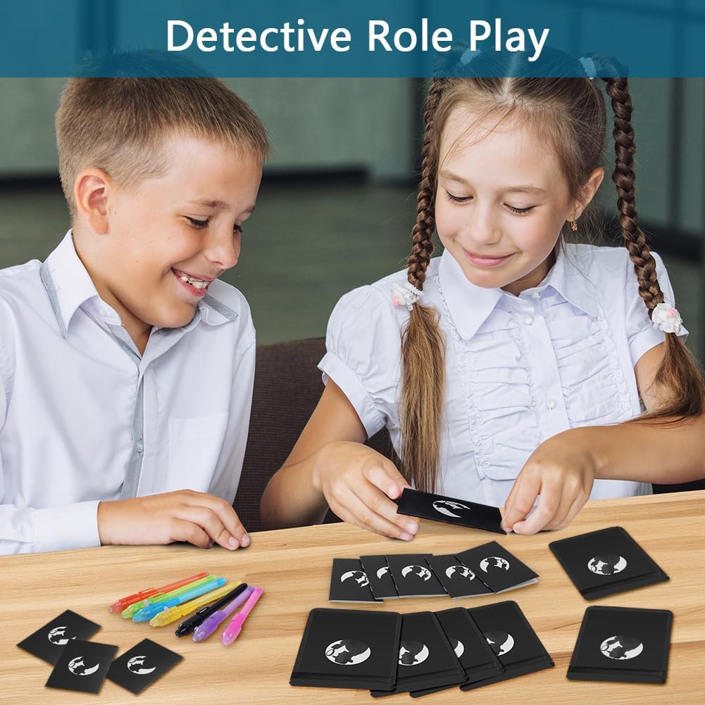 Thumbnail 2 de OSDUE Bambini Giocattolo Detective, set 108 pezzi con penne invisibili e ingranditori