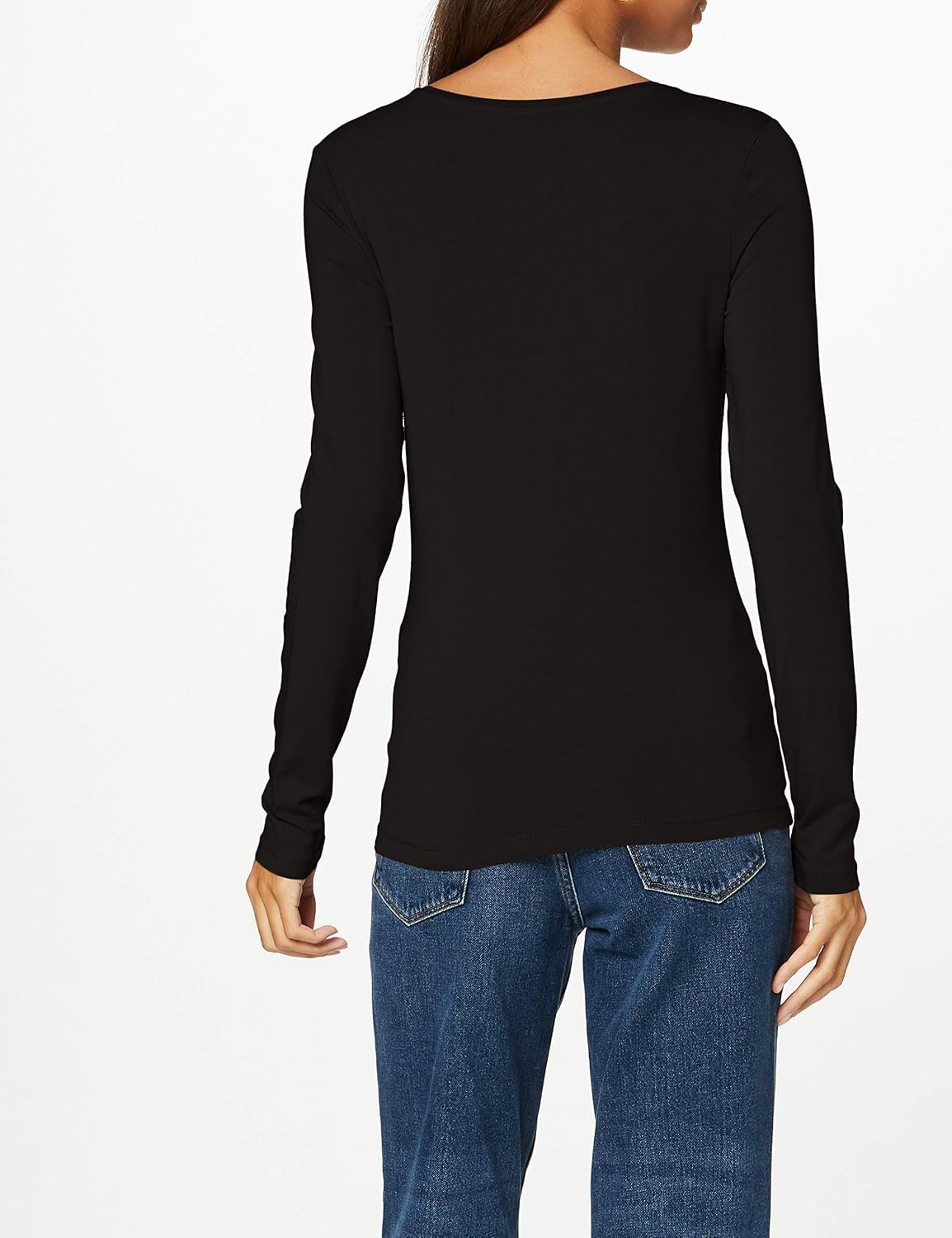 Detalle de PIECES Pcsirene Long Sleeve Tee Noos – Slim, Breathable Comfort