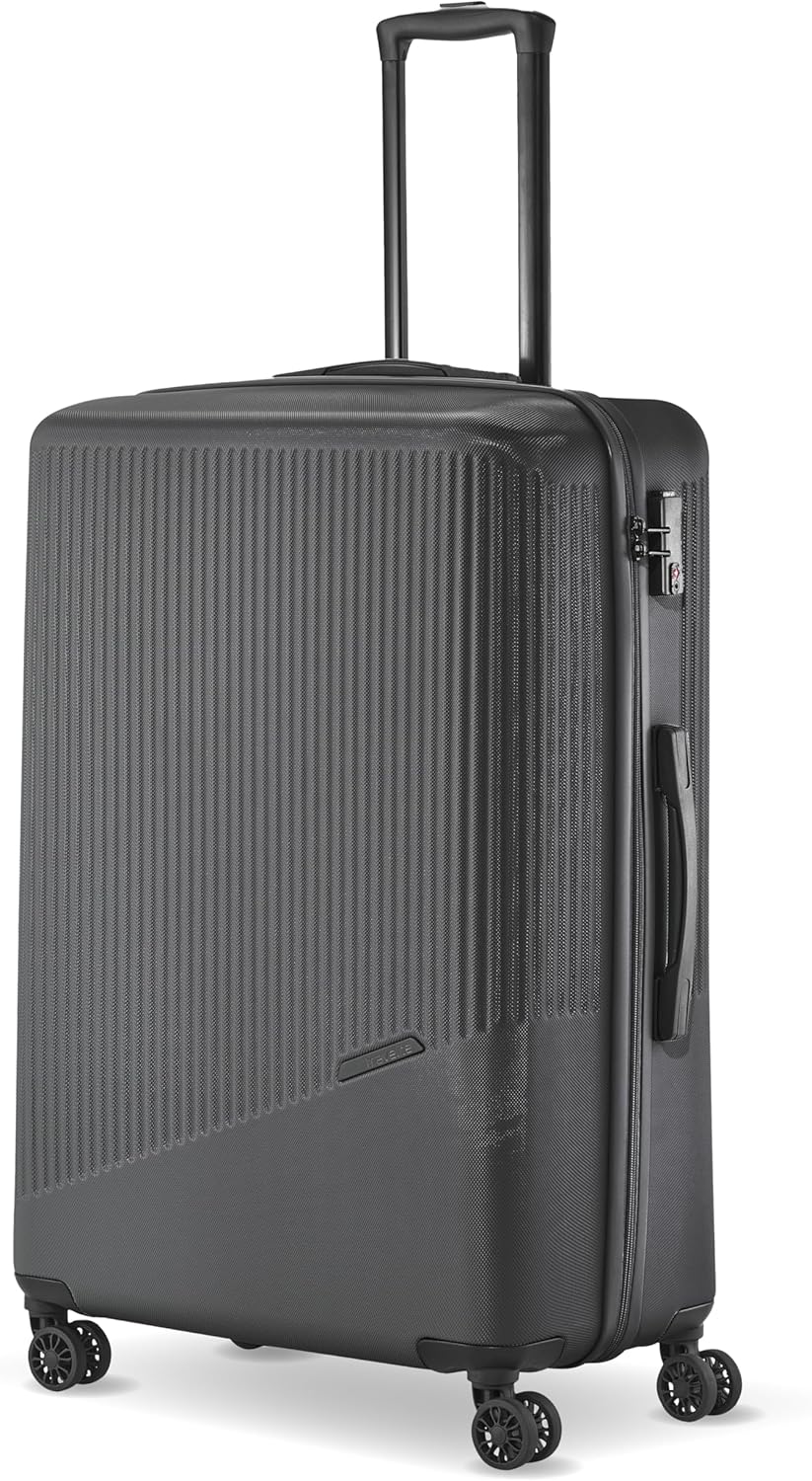 Detalle de Travelite 4-Rad Hartschalenkoffer groß 96 Liter Bali ABS TSA – 77 cm