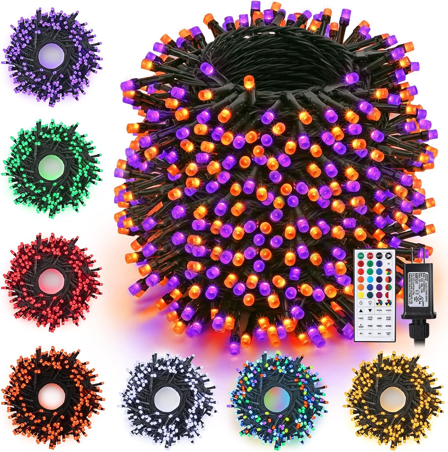 Detalle de iShabao RGB String Lights 164 ft