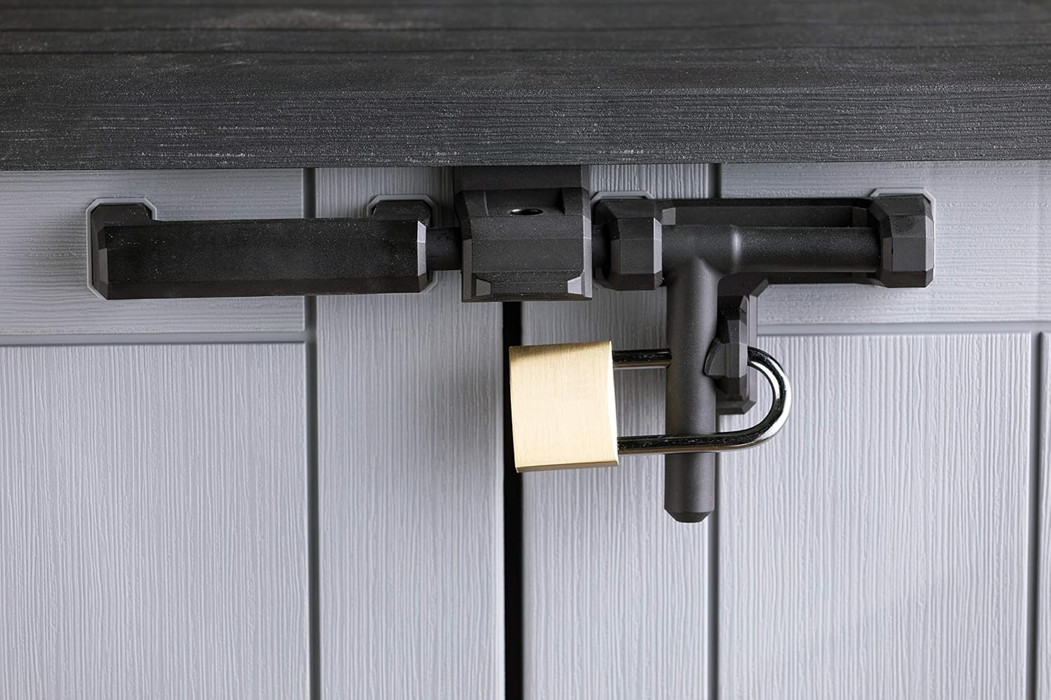 Thumbnail 4 de Keter Store It Out Nova Outdoor Garden Furniture Storage Shed dark grey lid, light grey body