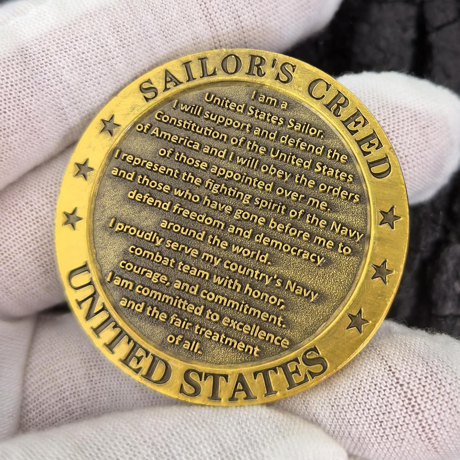 Detalle 1 de Sailor's Creed Challenge Coin 1.77-Inch