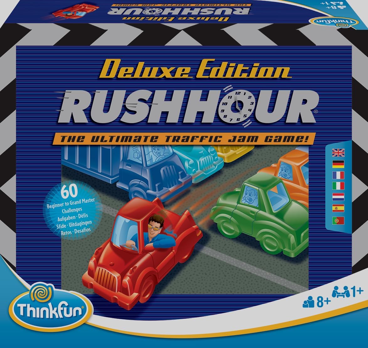 Detalle de Thinkfun Rush Hour Deluxe – Jeu de logique et casse-tête, édition Deluxe Ravensburger 76438