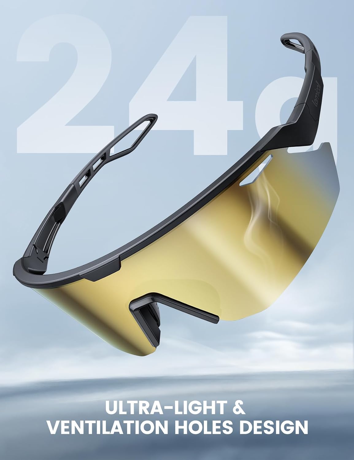 Detalle de Lamicall Polarized Sports Sunglasses 24g