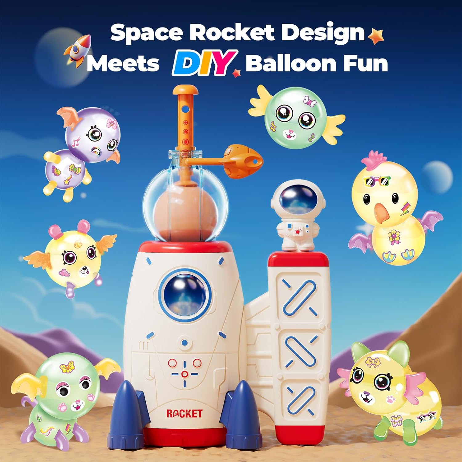 Detalle 2 de PINSHILE DIY Space Magic Balloon Craft Kit for Kids ๐
