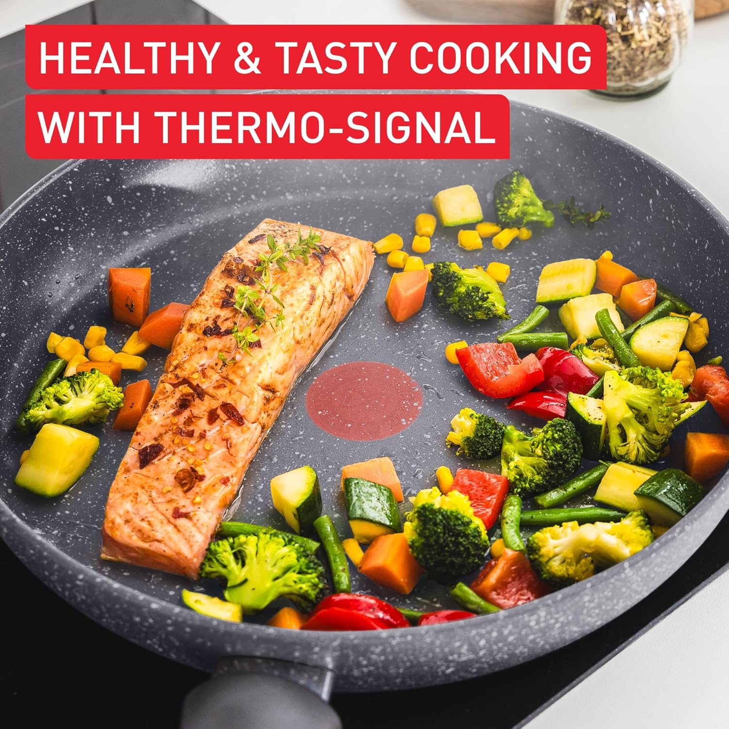 Thumbnail 4 de Tefal Healthy Cook On Cookware Set 24/28 cm