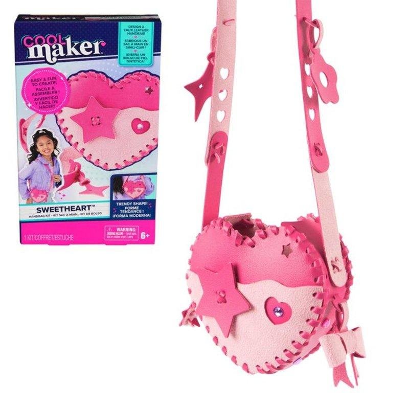 Detalle de Kit de manualidades Spin Master Cool Maker Bolso Sweetheart para niños a partir de 6 años