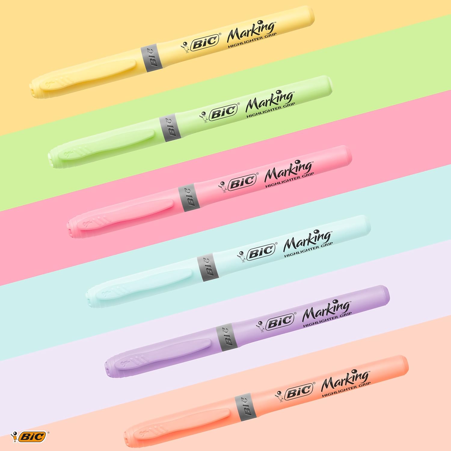 Thumbnail 3 de BIC Highlighter Grip surligneurs 24 🖊️