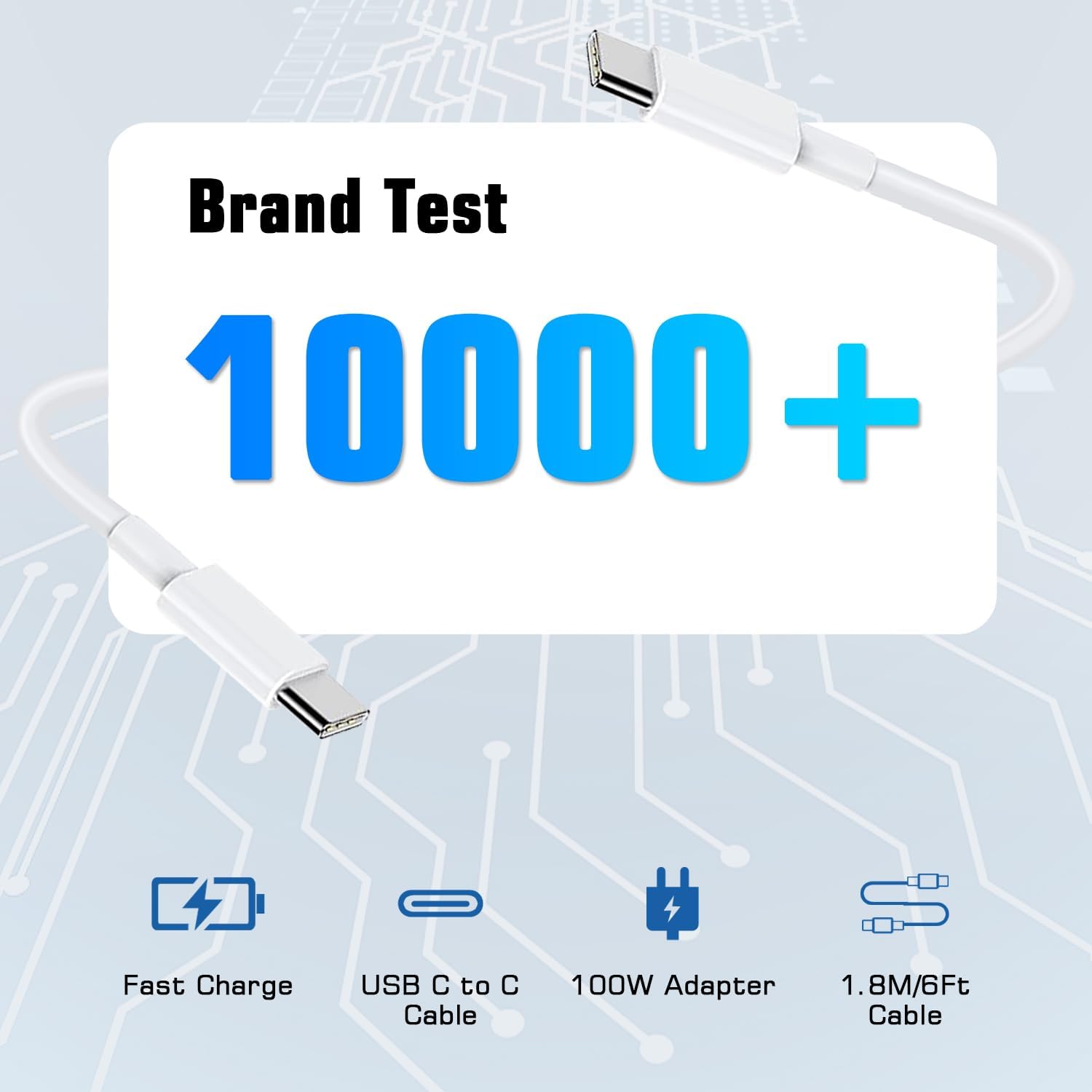 Thumbnail 4 de SiKER 100W USB C Fast Charger PD 3.0 with 1.8m cable