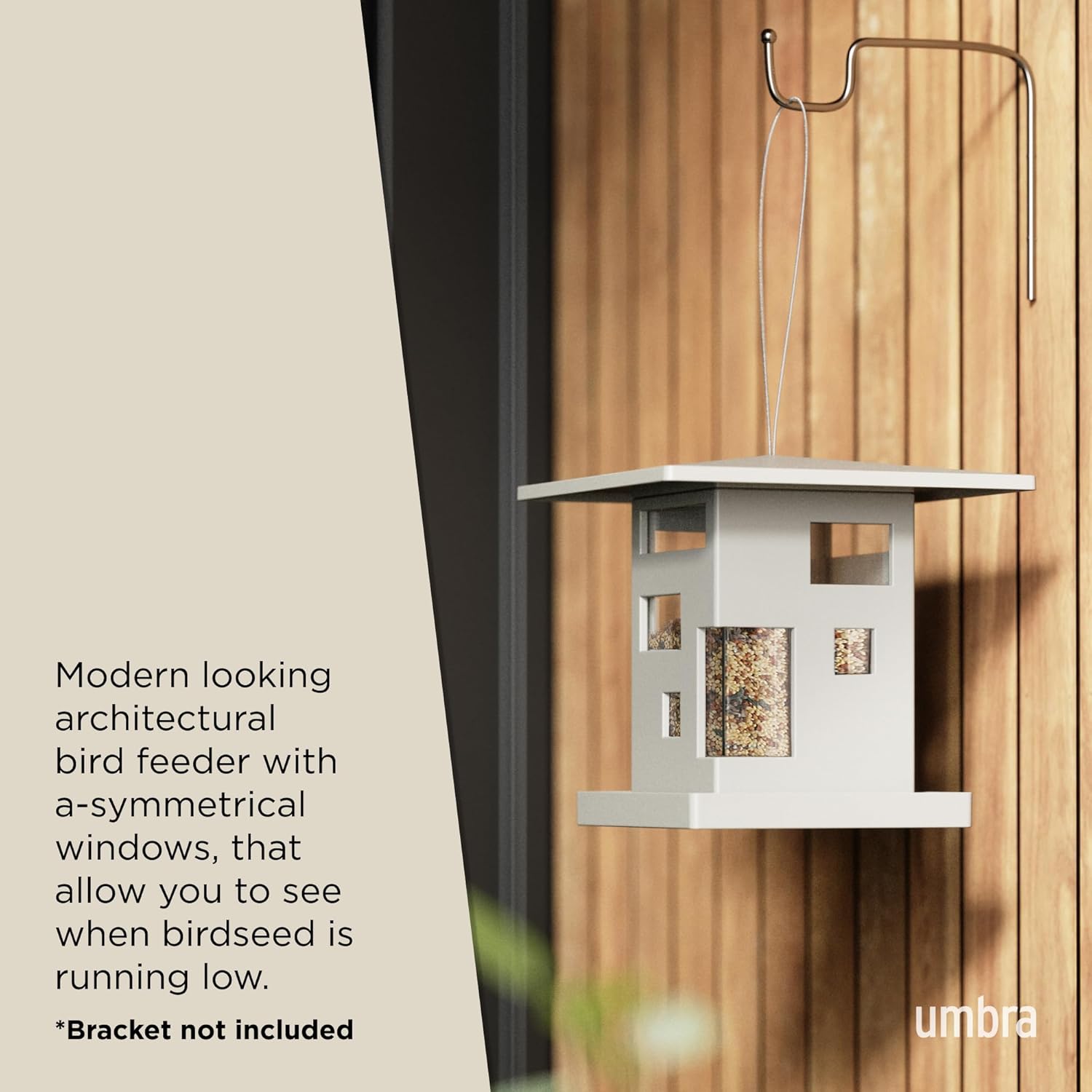 Thumbnail 3 de Umbra Bird Cafe Vogelfutterspender mit modernem Hausdesign für Terrasse und Garten