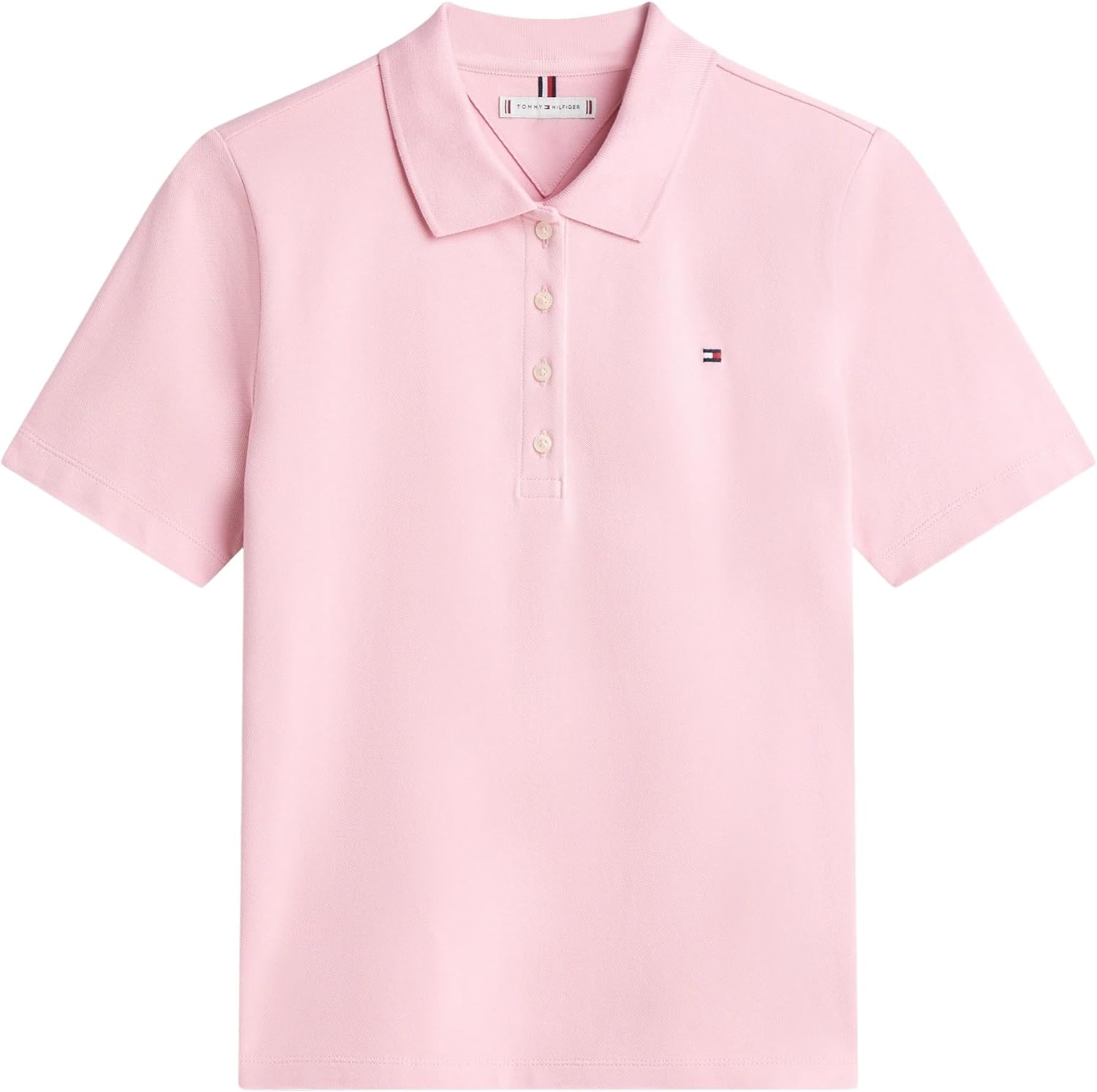 Detalle de Tommy Hilfiger 1985 REG Pique Polo SS – zeitloses Polohemd mit Komfort