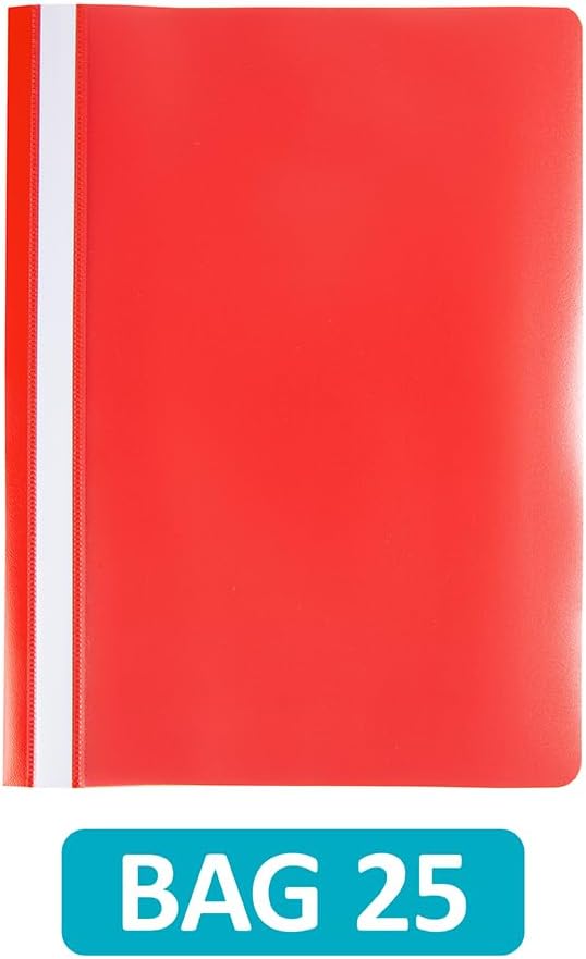 Thumbnail 1 de Hamelin A4 Red Polypropylene Project Folders (Pack of 25)
