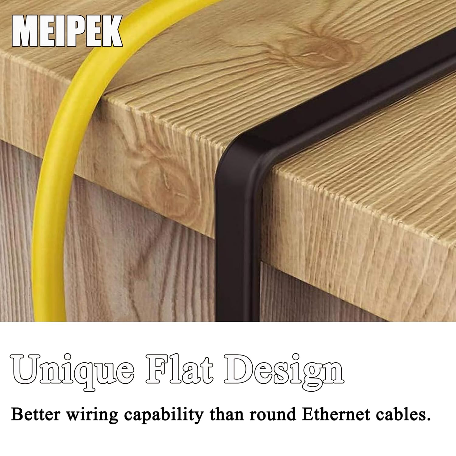 Thumbnail 4 de MEIPEK Internetkabel 30 Meter Cat 6 Flach – Dünn, flexibel und zuverlässig für Router, Modem und Co.