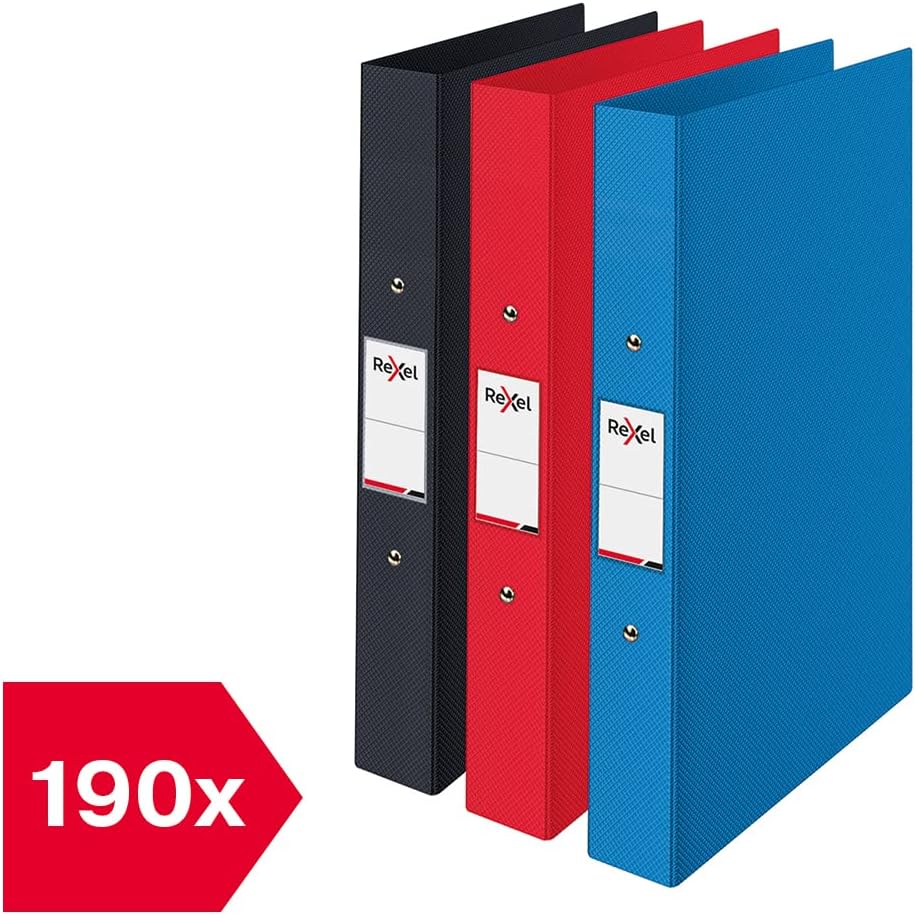 Thumbnail 3 de Rexel Choices A4 Ring Binder 25mm Spine Pack of 3 (Assorted Colours)