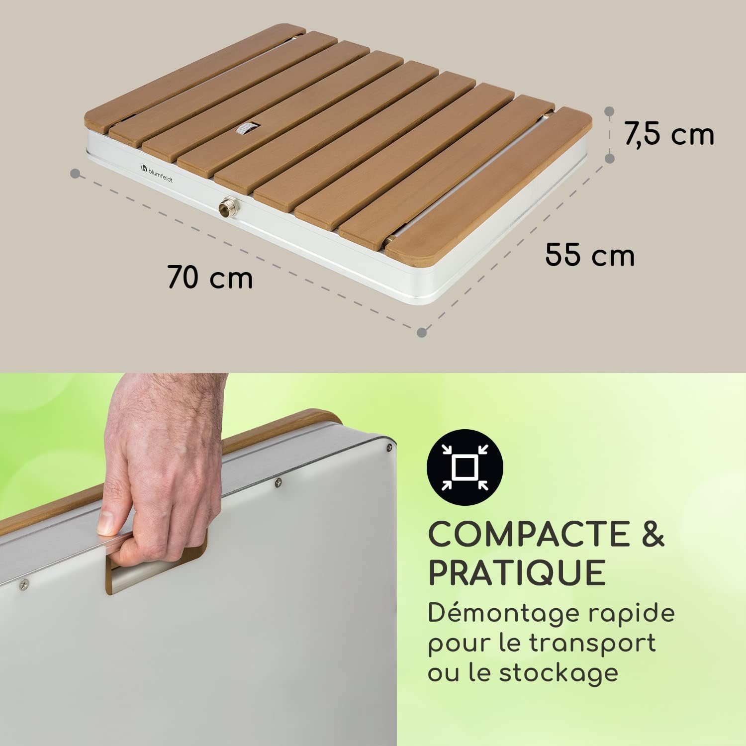 Thumbnail 5 de blumfeldt Sumatra Breeze Outdoor Shower with Adjustable 4 m Water Jet