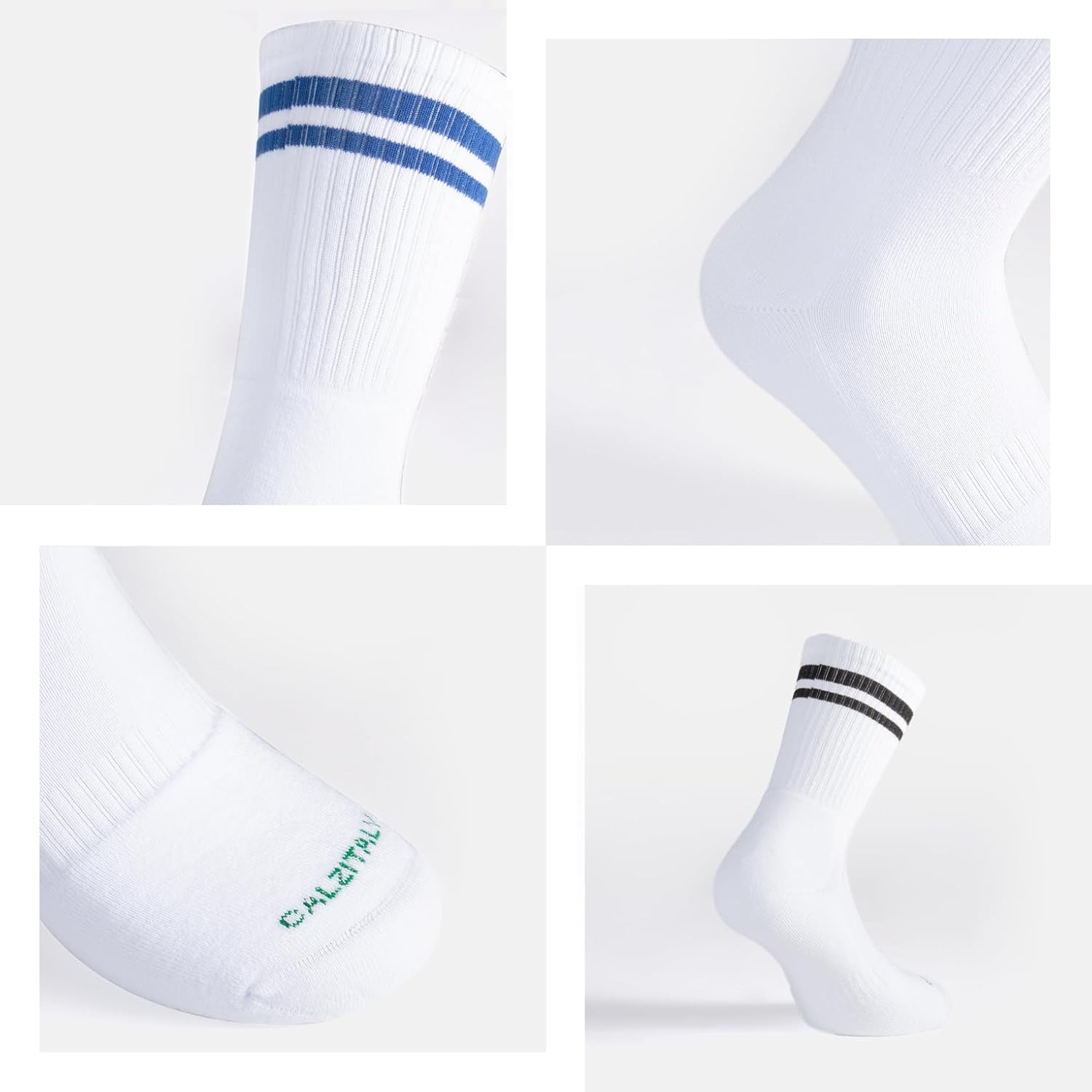 Thumbnail 4 de CALZITALY Pack de 2–4 paires: Chaussettes sport unisexes en coton, MADE IN ITALY