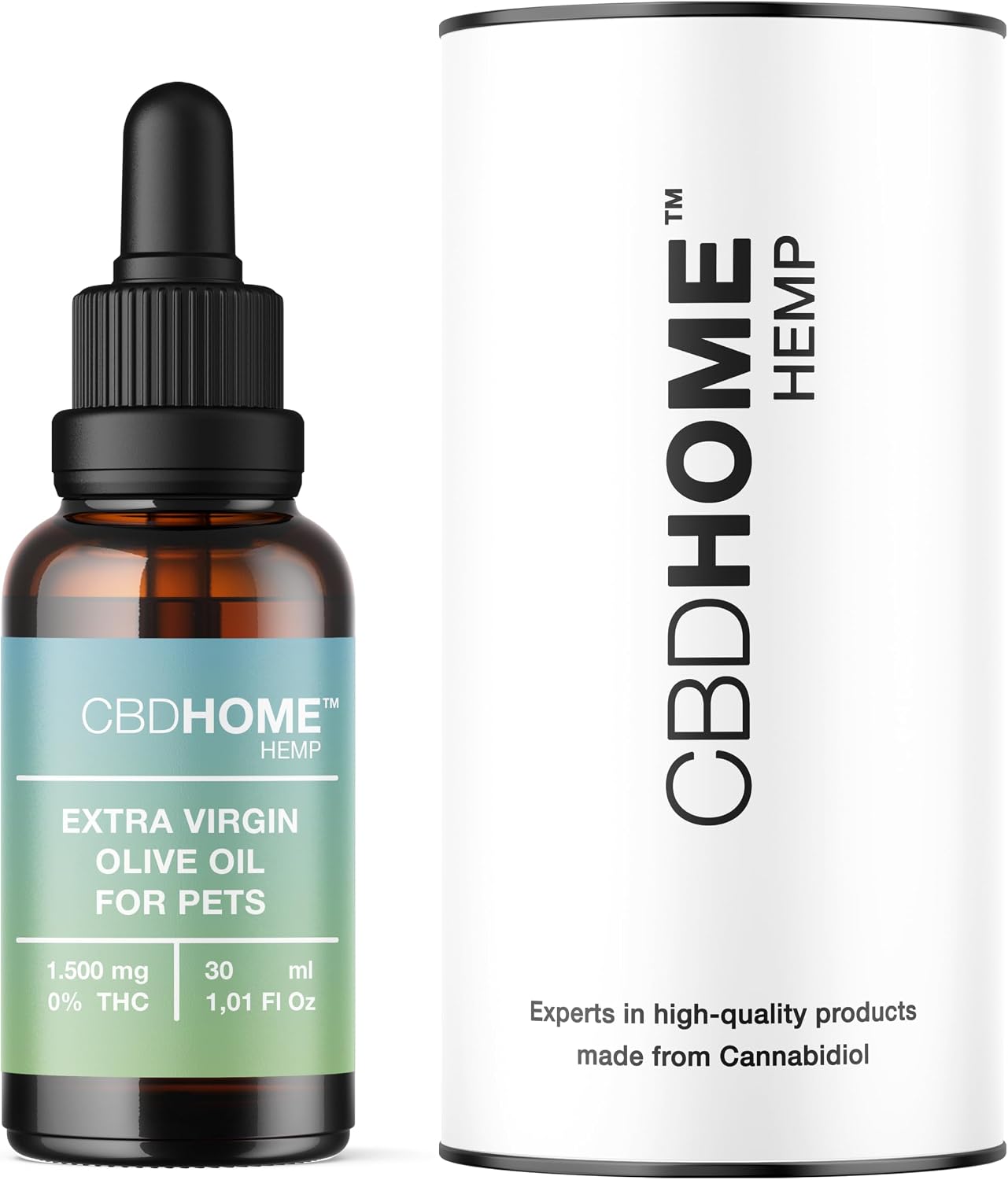 Detalle de Hemp Seed Oil 5% for Dogs and Cats, 30 ml, Plant-Based, No Additives